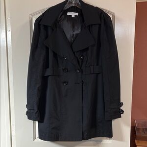 New York & Company Black Trench Coat